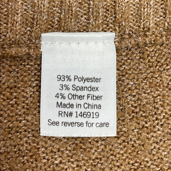 LC Lauren Conrad Sweater Knit Jogger Pant Mocha  Elastic Waistband XXL - Picture 9 of 14